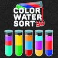 Tri de l'eau colorée en 3D